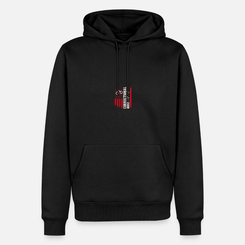 Infirmière en pénitencier - Sweat à capuche Premium bio Homme - noir
