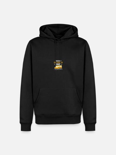 School Bus Monitor - Men’s Premium Organic Hoodie - black