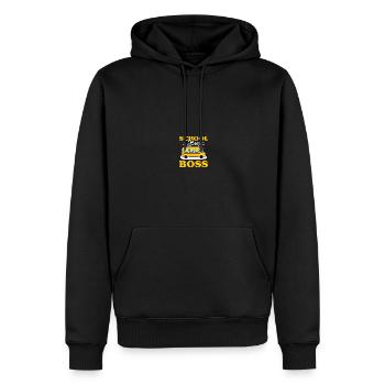 Busfahrer Schulbusfahrer - Männer Premium Bio Hoodie - Schwarz - Vorne - Nico (187cm)