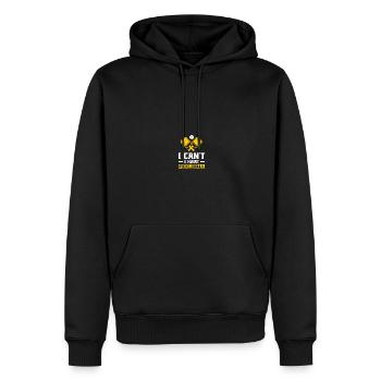 Pickle Ball Pickleball Kitchen - Men’s Premium Organic Hoodie - black - Front - Nico (187cm)