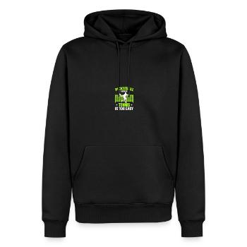 Pickle Ball Pickleball Kitchen - Men’s Premium Organic Hoodie - black - Front - Nico (187cm)
