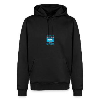 Pickle Ball Pickleball Kitchen - Men’s Premium Organic Hoodie - black - Front - Nico (187cm)