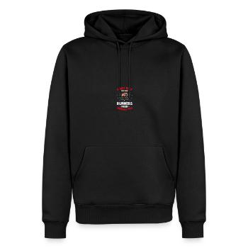 Wurfsport Leichtathletik Kugelstoßen - Männer Premium Bio Hoodie - Schwarz - Vorne - Nico (187cm)