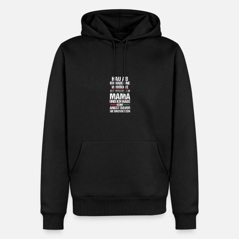 Magyar maman mère Hongrie - Sweat à capuche Premium bio Homme - noir