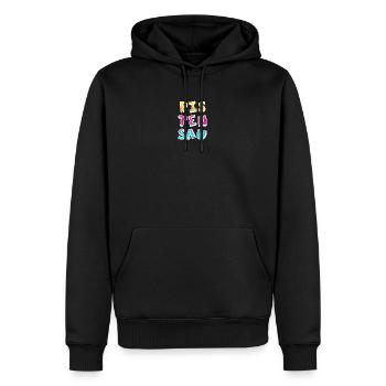Pistensau Ski Holiday Fun Après-Ski Party coloré - Sweat à capuche Premium bio Homme - noir - Devant - Nico (187cm)