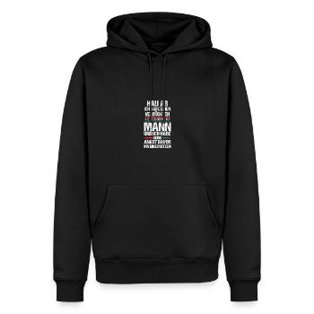 Magyaren Ungarn - Männer Premium Bio Hoodie - Schwarz - Vorne - Nico (187cm)