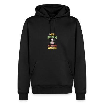 Karnevalskostüm Fasching Karneval - Männer Premium Bio Hoodie - Schwarz - Vorne - Nico (187cm)