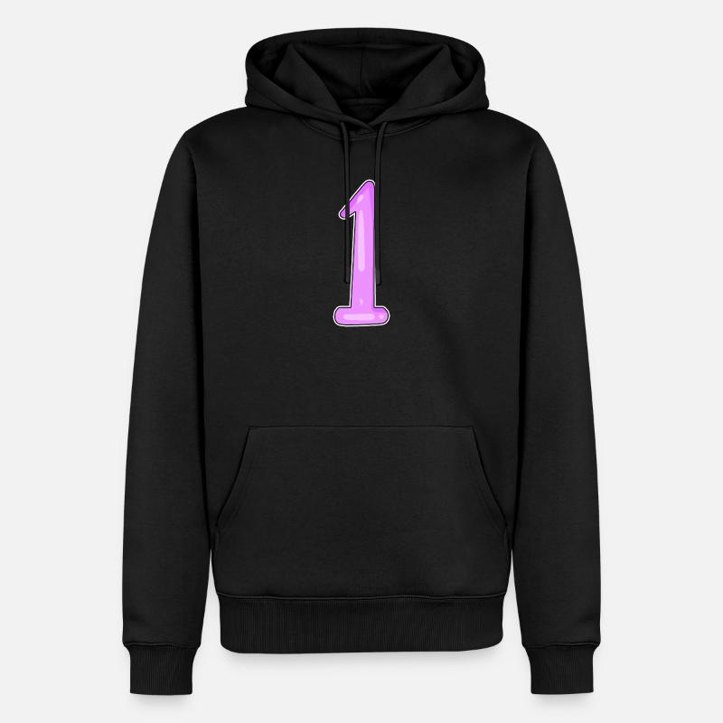 1 Gagnant - Sweat à capuche Premium bio Homme - noir