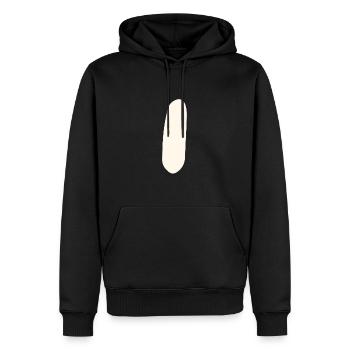 1 - Männer Premium Bio Hoodie - Schwarz - Vorne - Nico (187cm)