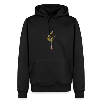 Eiskunstlauf - Männer Premium Bio Hoodie - Schwarz - Vorne - Nico (187cm)