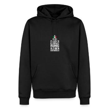 Italien Italiener Vaffanculo - Männer Premium Bio Hoodie - Schwarz - Vorne - Nico (187cm)