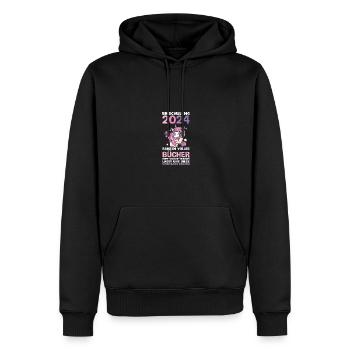 1. Klasse Schulkind Schulanfang Einschulung - Männer Premium Bio Hoodie - Schwarz - Vorne - Nico (187cm)