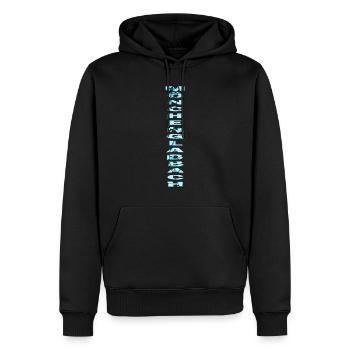 Mönchengladbach Deutschland Stadt Schrift Skyline - Männer Premium Bio Hoodie - Schwarz - Vorne - Nico (187cm)