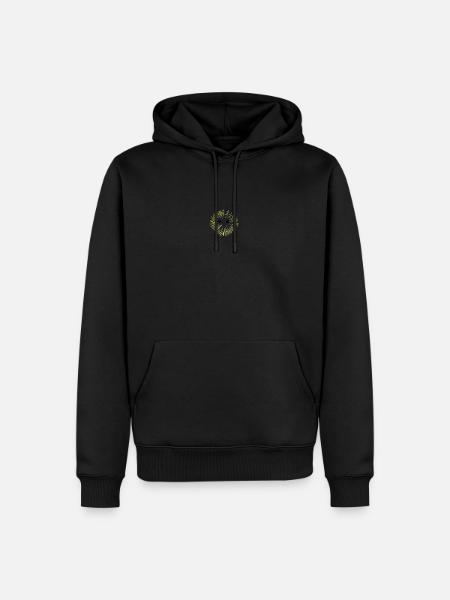 Expressive Glow - Men’s Premium Organic Hoodie - black