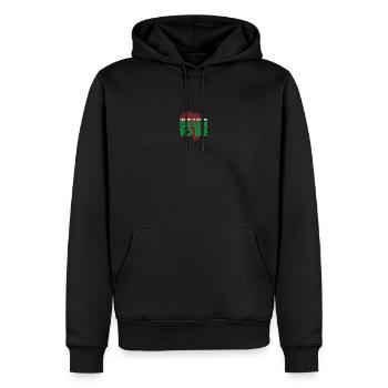 Der Prinz aus Zamunda Queen To Be Pärchen Outfit - Männer Premium Bio Hoodie - Schwarz - Vorne - Nico (187cm)