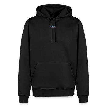 Bidalot Collection - Men’s Premium Organic Hoodie - black - Front - Nico (187cm)