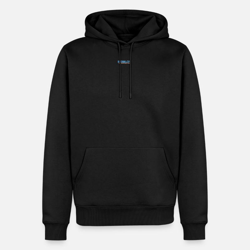 Bidalot-Sammlung - Männer Premium Bio Hoodie - Schwarz