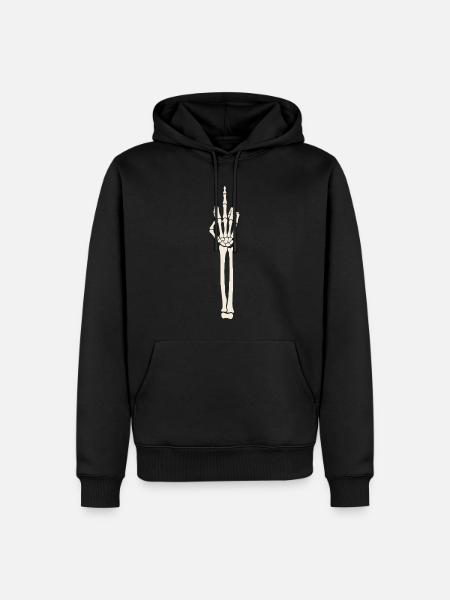 Fuck Halloween - Männer Premium Bio Hoodie - Schwarz