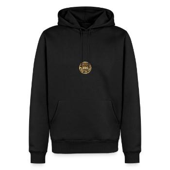 Papa 2014 - Männer Premium Bio Hoodie - Schwarz - Vorne - Nico (187cm)
