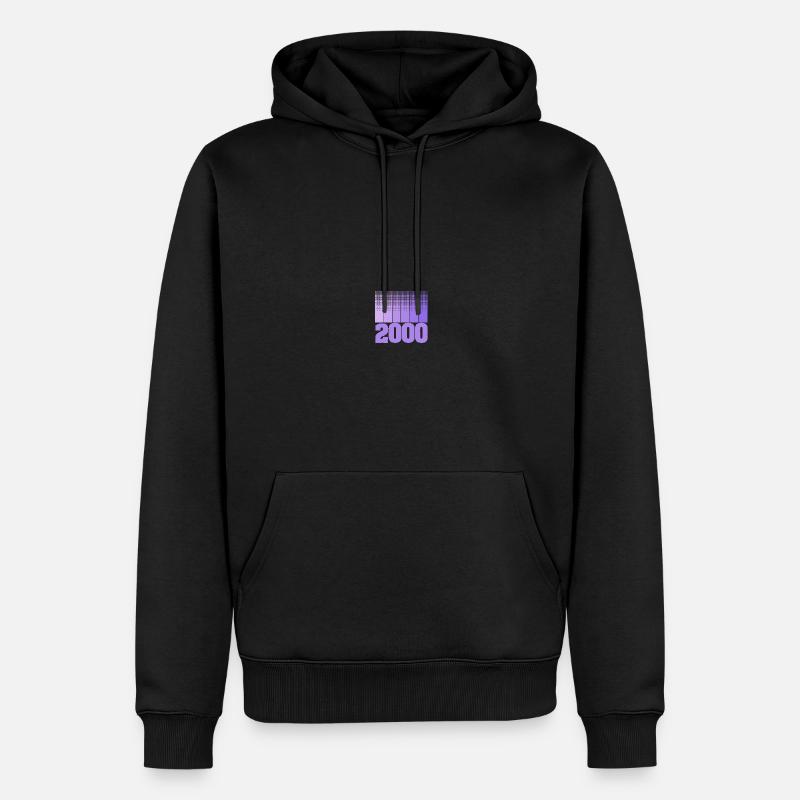2000 2000 - Sweat à capuche Premium bio Homme - noir