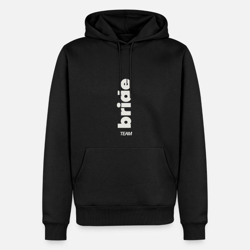 Mariée d’équipe - Sweat à capuche Premium bio Homme - noir
