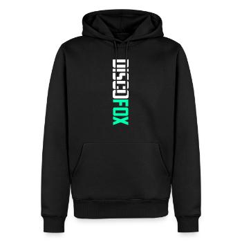 Ich Liebe Discofox - Männer Premium Bio Hoodie - Schwarz - Vorne - Nico (187cm)