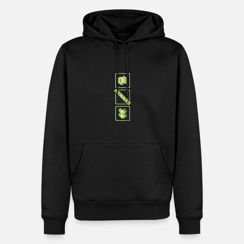 Le henné comme naissance - Sweat à capuche Premium bio Homme - noir