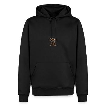 Held Retter Helfer Auszeichnung Bryan - Männer Premium Bio Hoodie - Schwarz - Vorne - Nico (187cm)