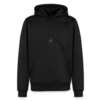 Technikfreak Bienenwaben Geschenk Aragon - Männer Premium Bio Hoodie - Schwarz - Vorne - Nico (187cm)