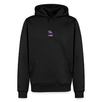 Culture de la vigne, vignoble, vigneron amateur, vigneron - Sweat à capuche Premium bio Homme - noir - Devant - Nico (187cm)