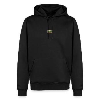 Drôle Peintre Art Créatif Humoristique - Sweat à capuche Premium bio Homme - noir - Devant - Nico (187cm)