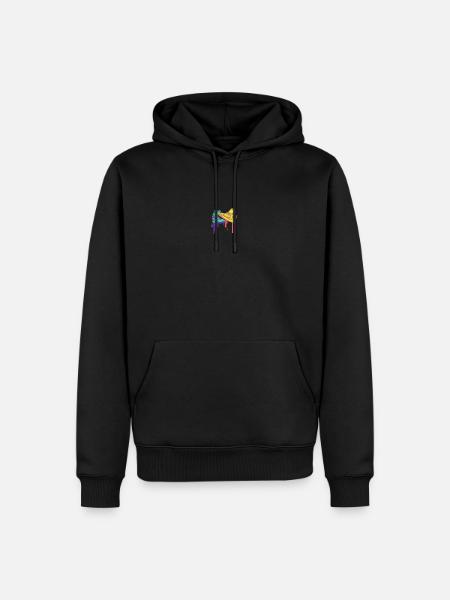 schuhe - Männer Premium Bio Hoodie - Schwarz
