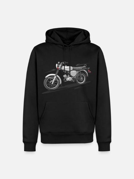 Zweitakt DDR Simson S51 - Männer Premium Bio Hoodie - Schwarz