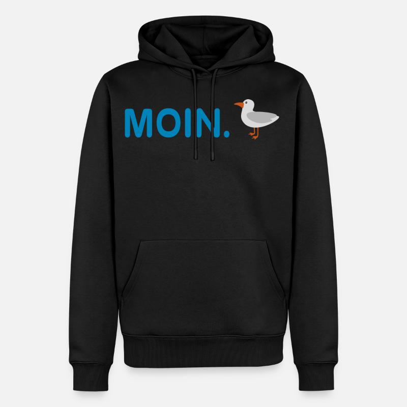 Moin Hamburch! - Sweat à capuche Premium bio Homme - noir