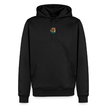 Jesus ist der Weg - Religion Bibel Gott - Männer Premium Bio Hoodie - Schwarz - Vorne - Nico (187cm)