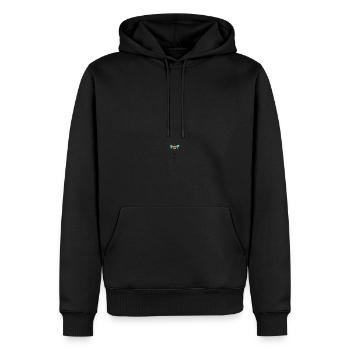 Bee Awesome - Männer Premium Bio Hoodie - Schwarz - Vorne - Nico (187cm)
