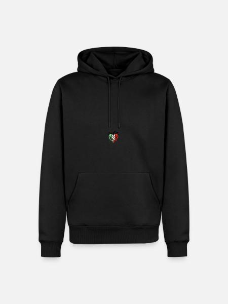 Ciao Bella - Männer Premium Bio Hoodie - Schwarz