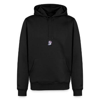 Heid Ned - Sweat à capuche Premium bio Homme - noir - Devant - Nico (187cm)