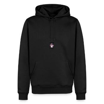 Je suis prêt à partir - Sweat à capuche Premium bio Homme - noir - Devant - Nico (187cm)