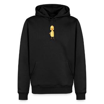 Niedliches Entchen - Männer Premium Bio Hoodie - Schwarz - Vorne - Nico (187cm)