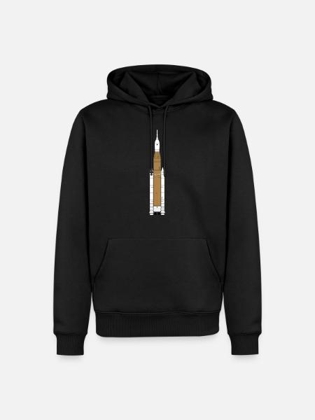 Rocket - Men’s Premium Organic Hoodie - black