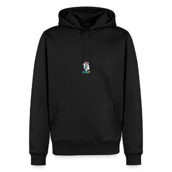 Schwule Gott Christen LGBT Pride Gay Rainbow Flag - Männer Premium Bio Hoodie - Schwarz - Vorne - Nico (187cm)