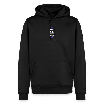 Tanz Mal Drüber Nach - Männer Premium Bio Hoodie - Schwarz - Vorne - Nico (187cm)