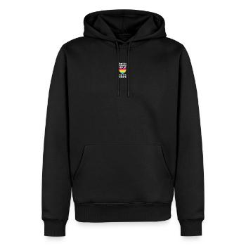 Show Off True Colors Pride Pansexuell Pan LGBT - Männer Premium Bio Hoodie - Schwarz - Vorne - Nico (187cm)