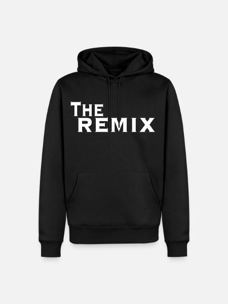 Der Remix - Männer Premium Bio Hoodie - Schwarz