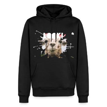 Bande dessinée drôle drôle drôle cadeau - Sweat à capuche Premium bio Homme - noir - Devant - Nico (187cm)