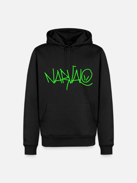 narvalo green - Men’s Premium Organic Hoodie - black