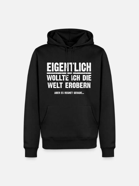 Lustige Sprüche, Geschenk zB Geburtstag, Nerd - Männer Premium Bio Hoodie - Schwarz