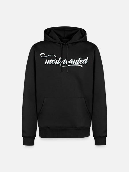 most wanted - Men’s Premium Organic Hoodie - black