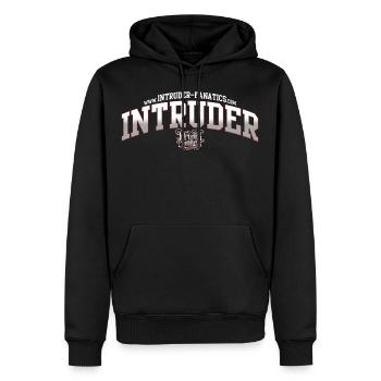 Chemise de style universitaire - Sweat à capuche Premium bio Homme - noir - Devant - Nico (187cm)